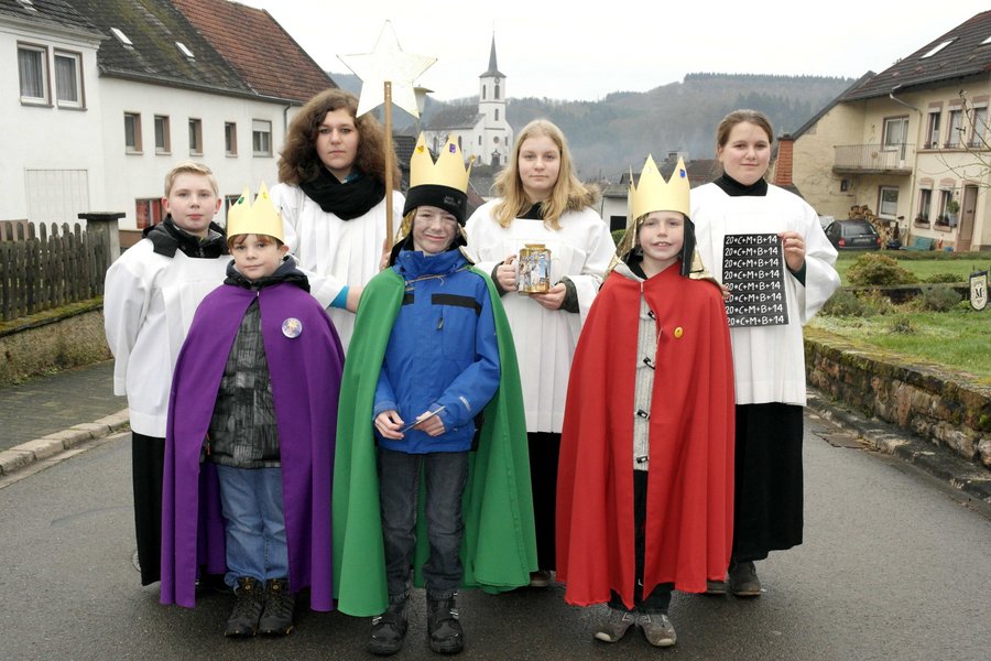 2014 Sternsinger Auf-der-Katz